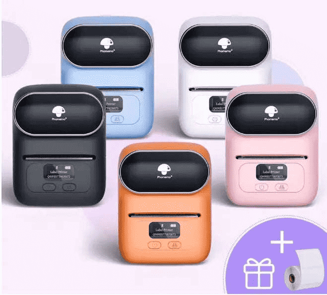 Smart Bluetooth Label Printer - M110 Mini Printer for Effortless Labeling and Organization-Home Office Storage-Splashis-Splashis