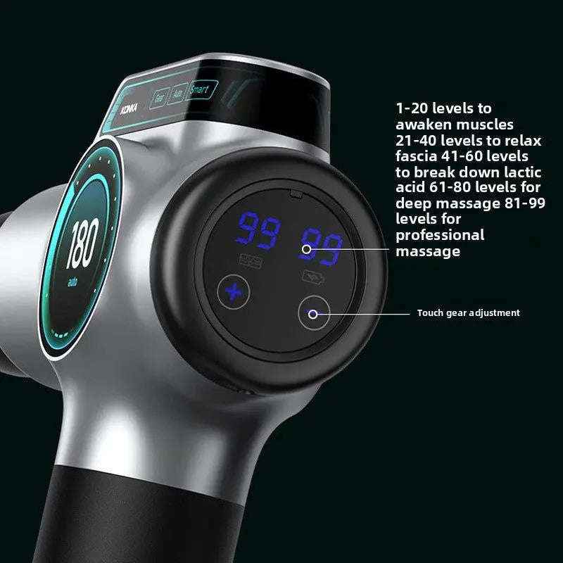 Smart percussion massage gun with display — additional view 6