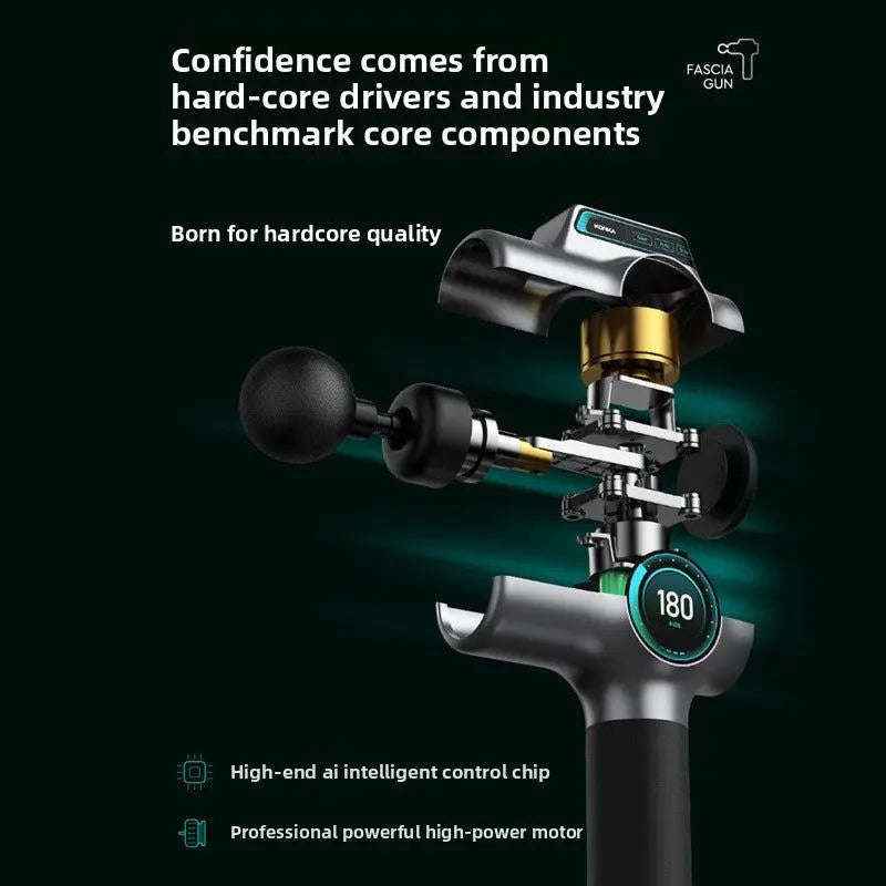 Smart percussion massage gun with display — additional view 8