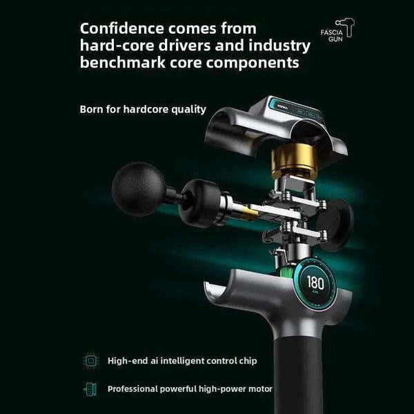 Smart percussion massage gun with display — additional view 8