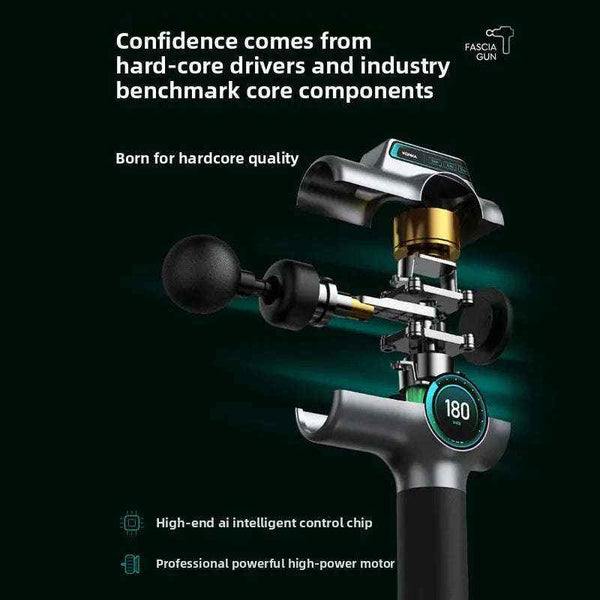 Smart percussion massage gun with display — additional view 2