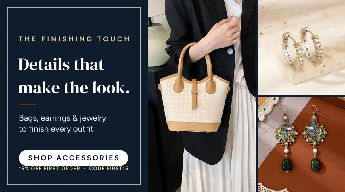 The finishing touch - bags, earrings and jewelry