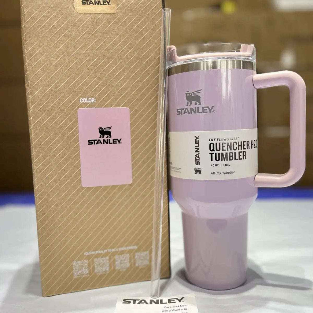 64oz insulated stainless steel tumbler with handle and straw — additional view 8
