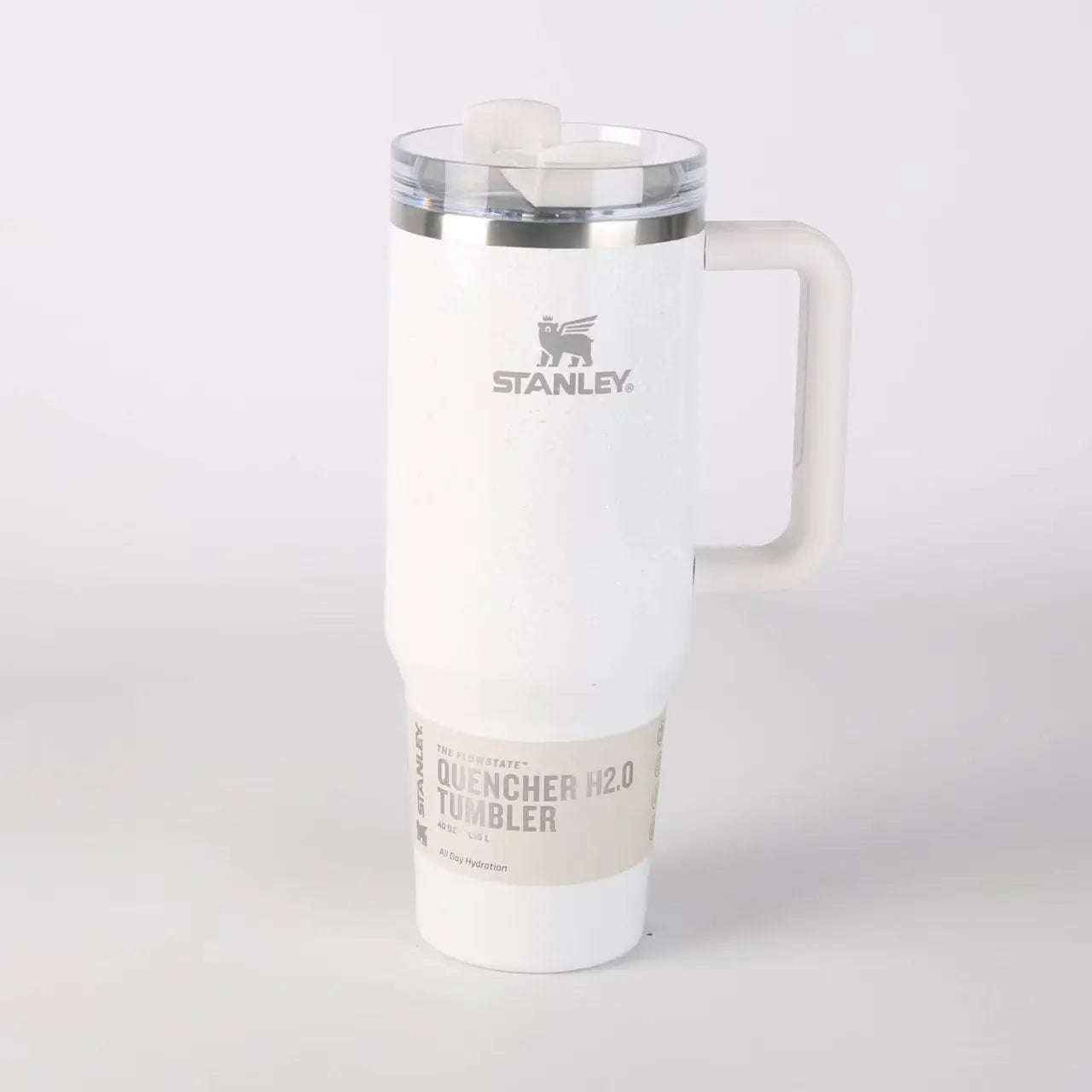 64oz insulated stainless steel tumbler with handle and straw — additional view 6