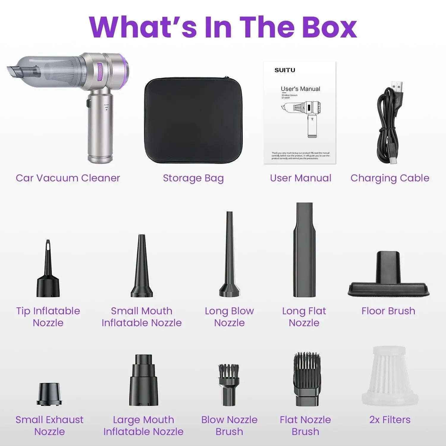 Cordless air duster vacuum — additional view 2