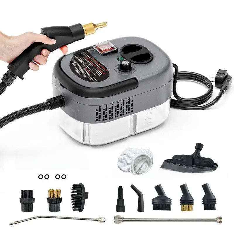 Turbo High-Pressure Steam Cleaner - Powerful Turbo Steam Cleaner for Deep Cleaning-Electric Window Cleaners-Splashis-Splashis