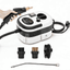 Turbo High-Pressure Steam Cleaner - Powerful Turbo Steam Cleaner for Deep Cleaning-Electric Window Cleaners-Splashis-Color:Black White Standard Set-Product specifications:UK 220V-Splashis