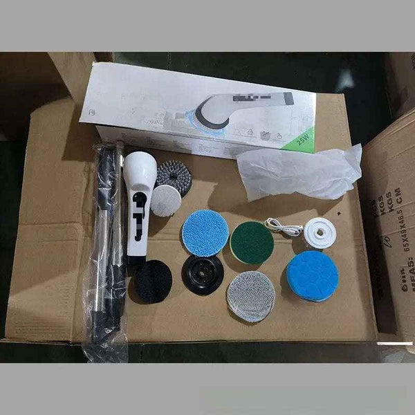 Ultimate Electric Cleaning Brush 7-9 in 1 for Effortless Cleaning Solutions-Cleaning Appliances-Splashis-Color:Round Head 7-Pcs-Splashis