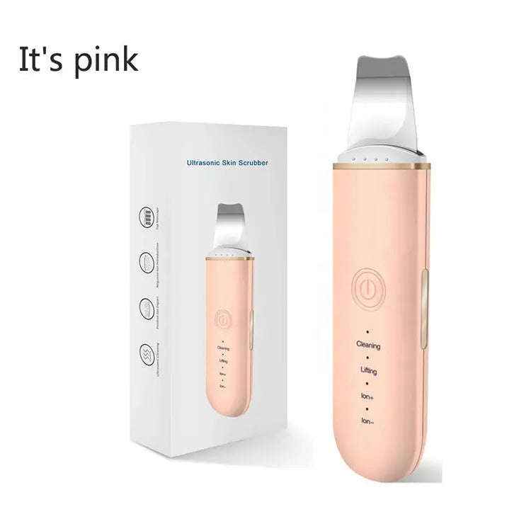 Ultrasonic Skin Spatula Peeling Device-Personal Care Appliances-Splashis-color:Pink-Splashis