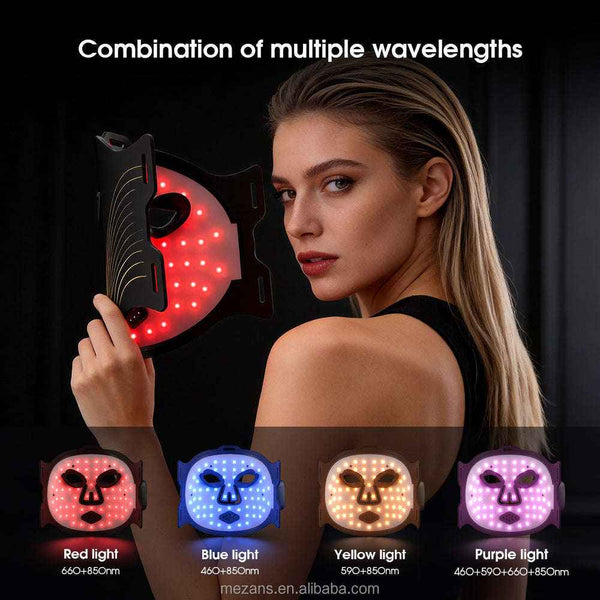 Wireless multi-color LED light face mask — additional view 2