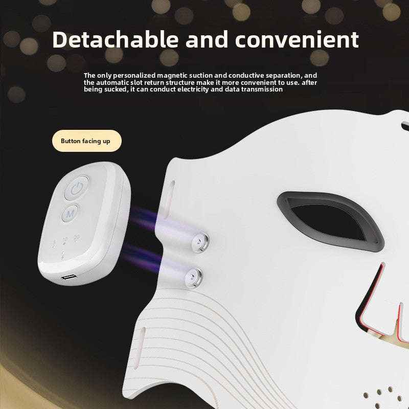 Wireless multi-color LED light face mask — additional view 3