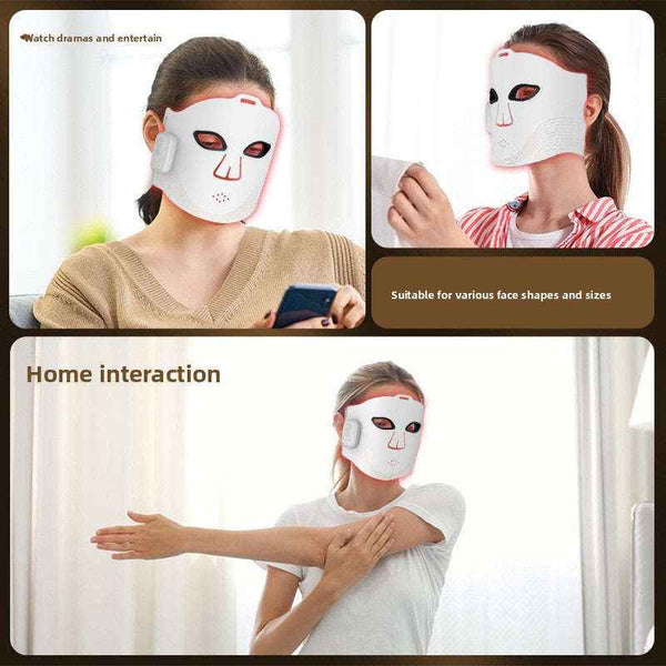 Wireless multi-color LED light face mask — additional view 7