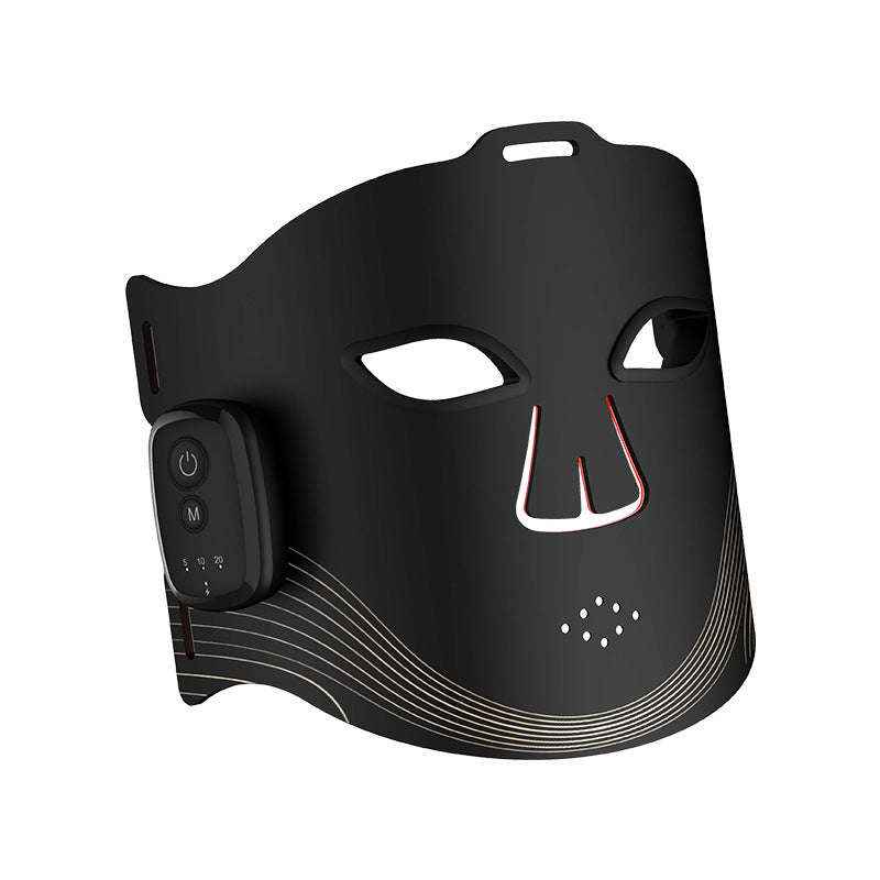 Wireless LED Photon Therapy Facial Mask-Personal Care Appliances-Splashis-Specifications:M19 black-Splashis
