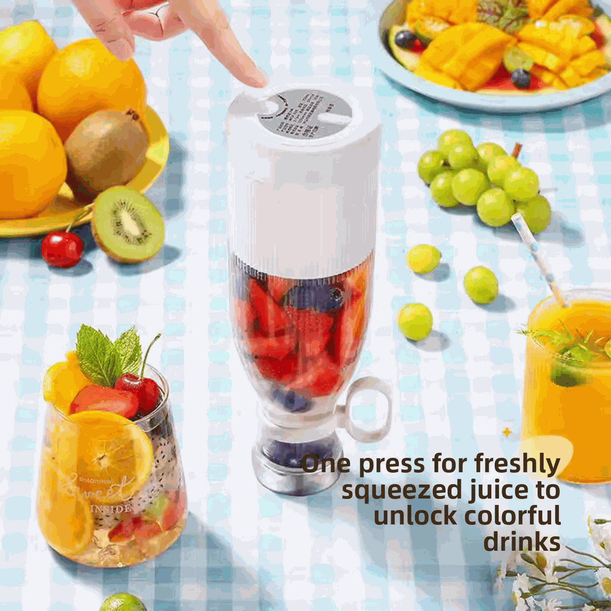 Wireless Portable Blender for Smoothies and Shakes, side product view