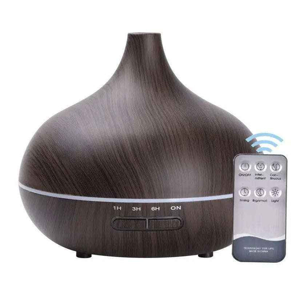 Wood grain essential oil aromatherapy diffuser — additional view 7