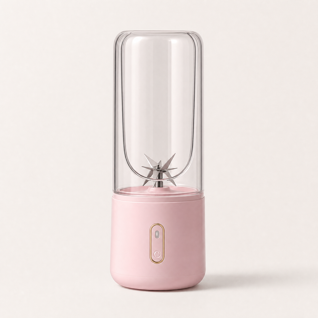 One-Touch Smoothie Blender for Effortless Blending shown in a clear product image