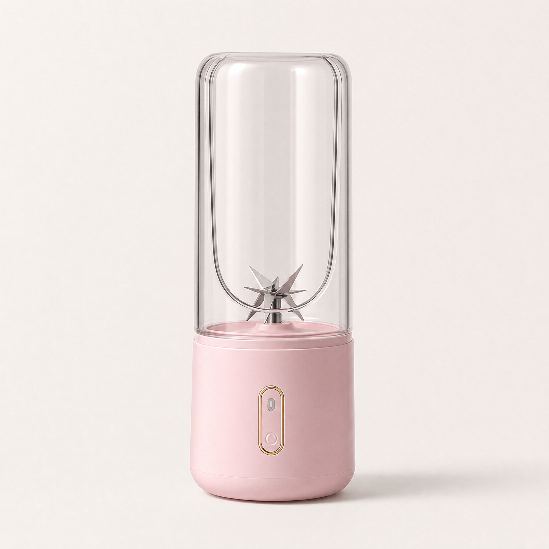 One-Touch Smoothie Blender for Effortless Blending shown in a clear product image