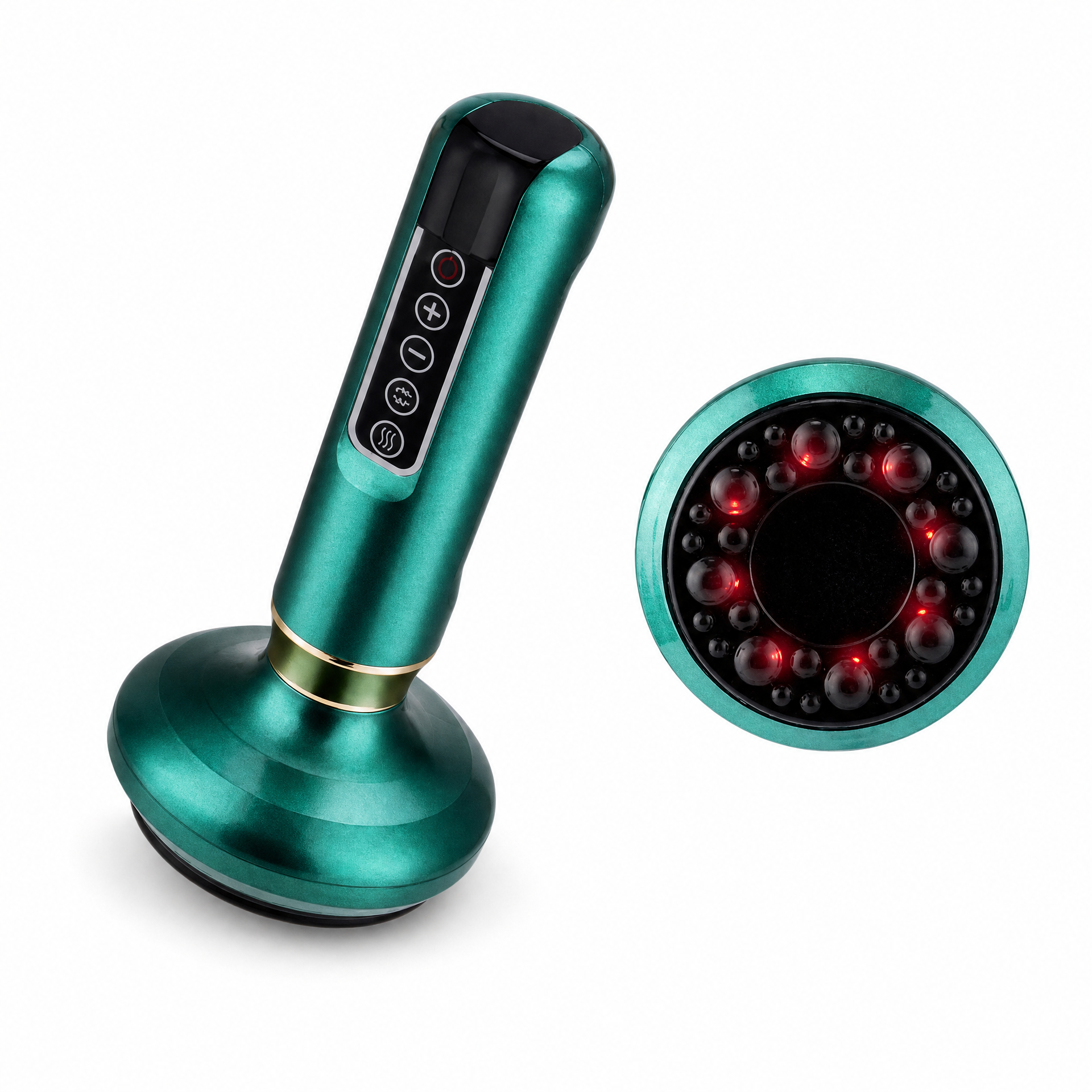 Electric Cupping & Scraping Massager with Heat, angled product view