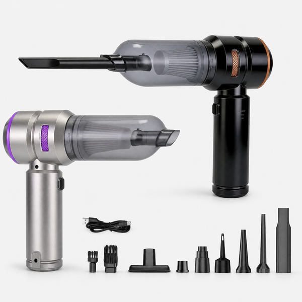 Turbo Air Duster Vacuum - 4-in-1 Powerful Cleaning Solution for Dust and Debris, front product view