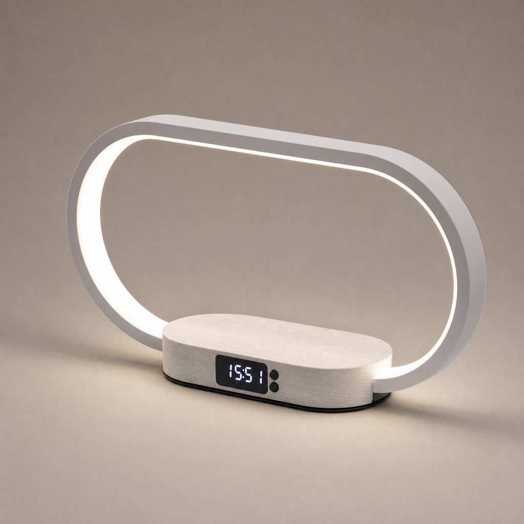 Smart Wireless Charging Lamp - 3-in-1 Multifunctional Design shown in a clear product image